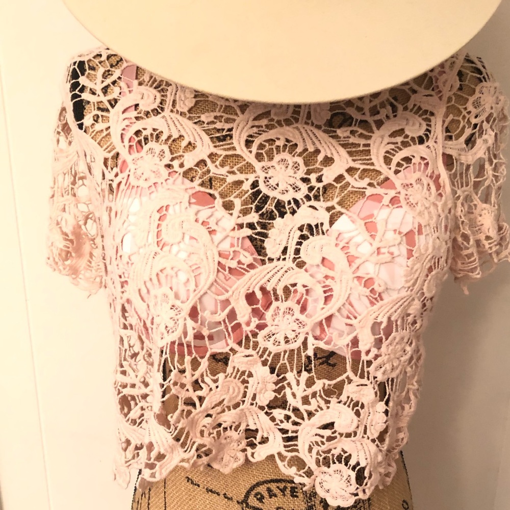 SM Forever 21 Light Pink Crop Top